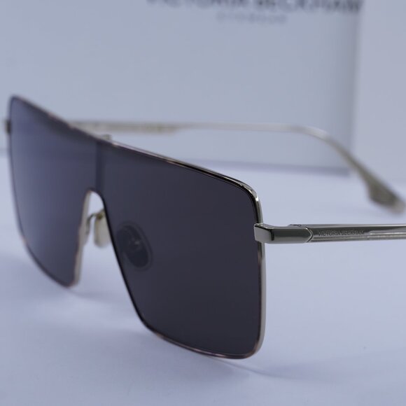 Victoria Beckham VB238S 701 Shield Sunglasses – Gold/Smoke - Picture 4 of 10